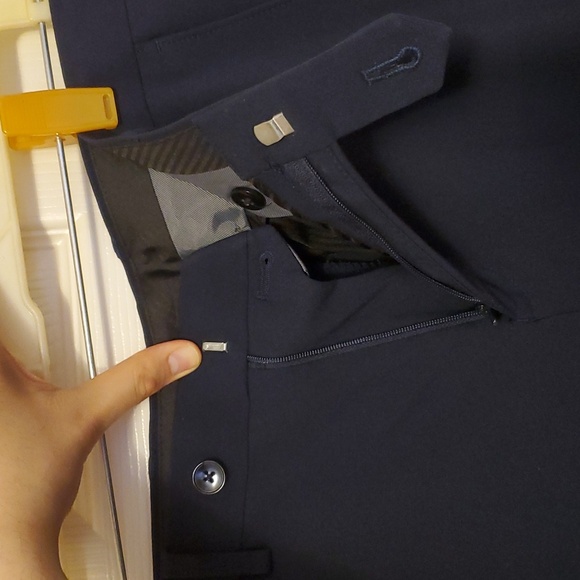 Calvin Klein Navy/Dark Blue Dress Pants (Tailored) - Picture 3 of 4